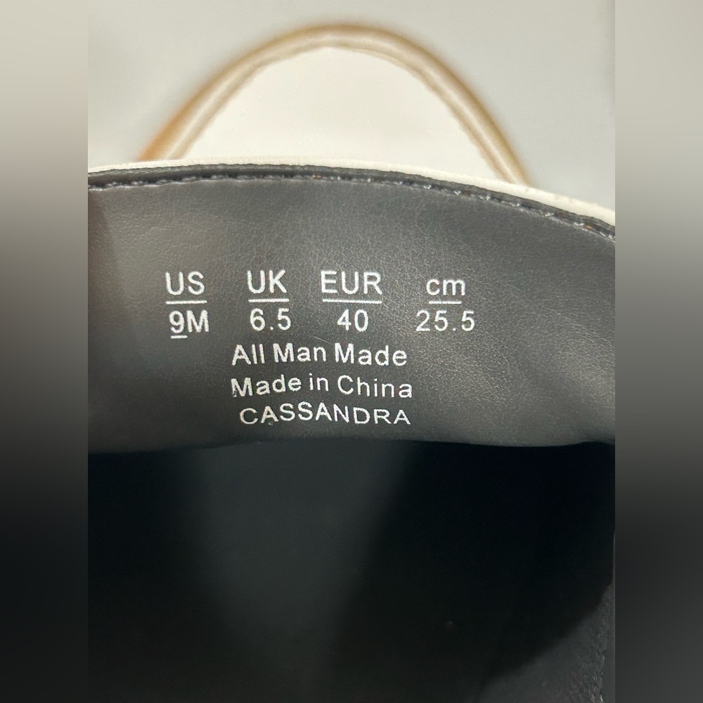 Franco Sarto - Women’s Loafers in Black, White, and Tan - Picture 14 of 15